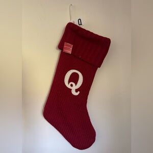 🔴NEW🔴 Wondershop Emboirdered Christmas Sock
Letter Q